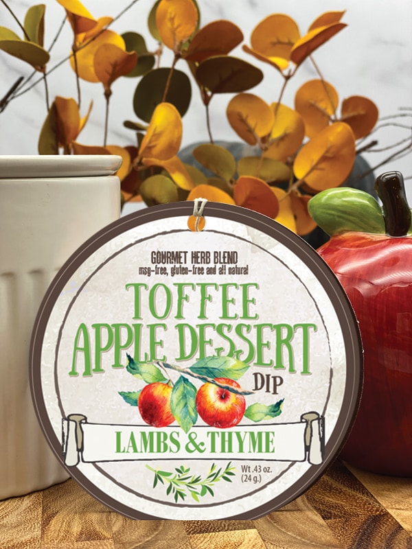 Toffee Apple Dessert Dip package displayed with